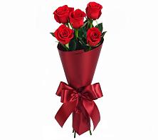 Букет 5 Красных роз Эдлесс Лав в Оби