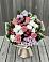Букет цветов из: Альстромерии, Гвоздики, Розы и Хризантемы в Оби