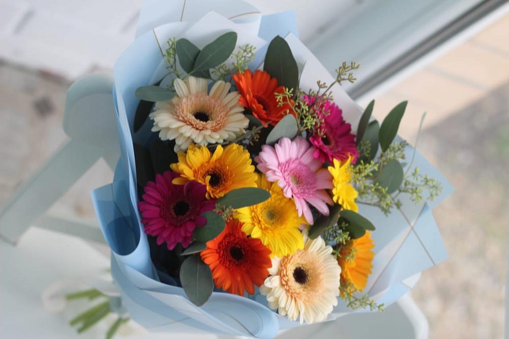 Букет цветов из: Герберы в Оби