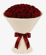 Букет 101 Бордовая роза Блэк Бакарра в Оби
