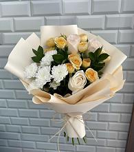 Букет цветов из:  Розы и Хризантемы в Оби