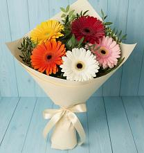 Букет цветов из:  Герберы в Оби