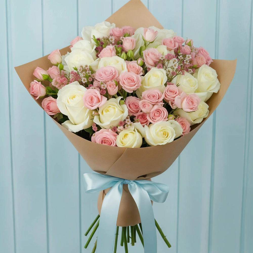 Букет цветов из: Розы в Оби