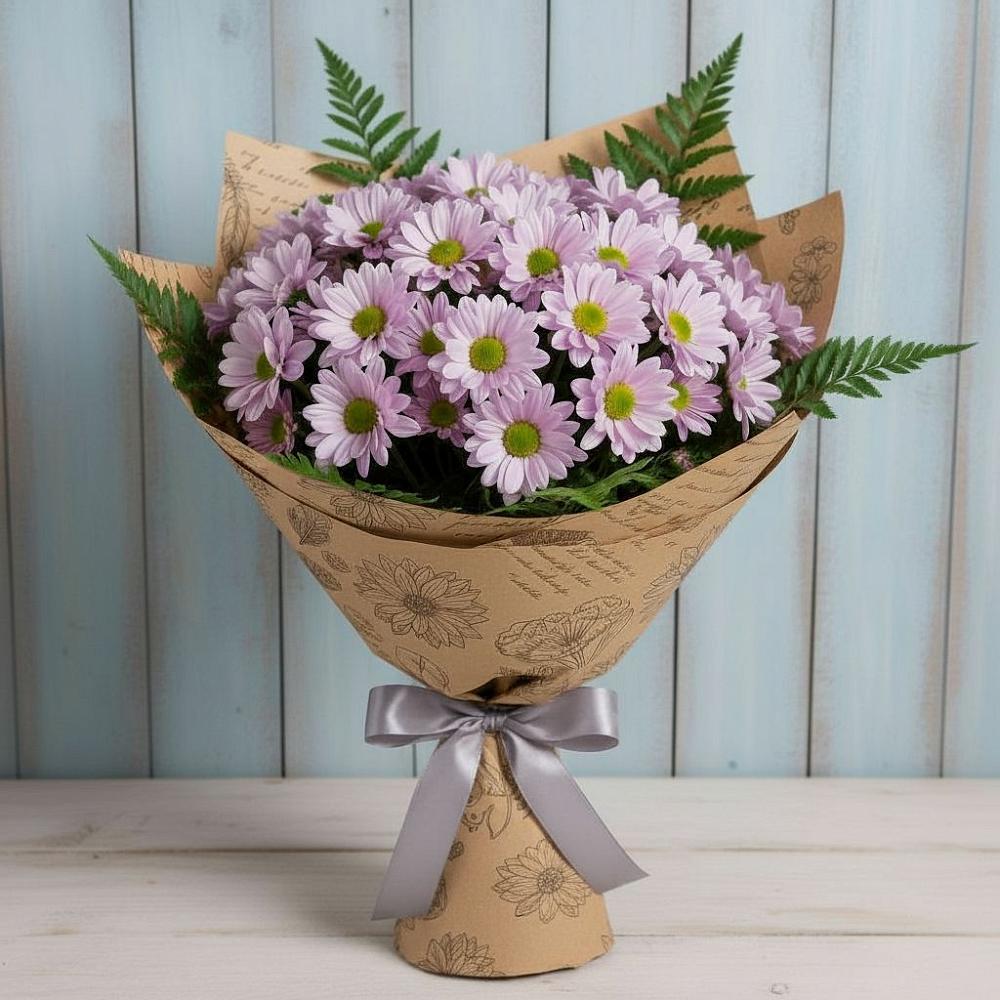 Букет цветов из: Хризантемы в Оби