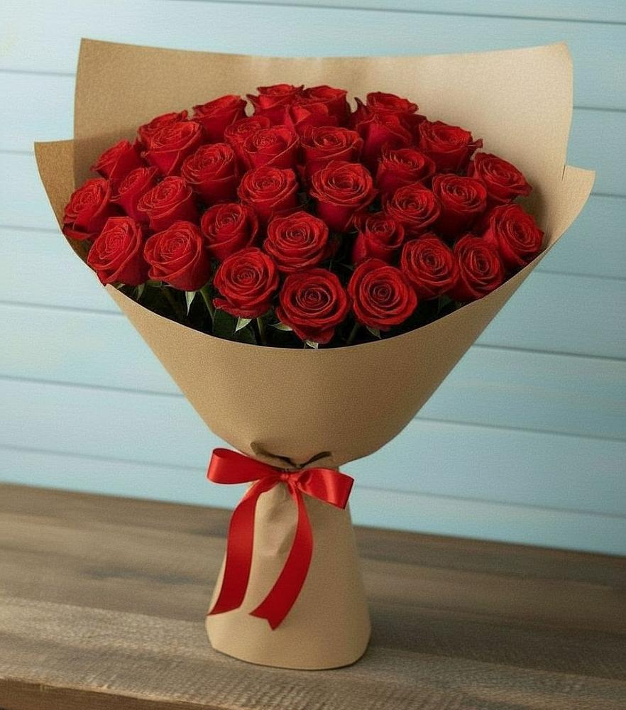 Букет Красные розы Милано в Оби