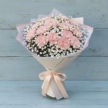 Букет цветов из:  Гвоздики в Оби