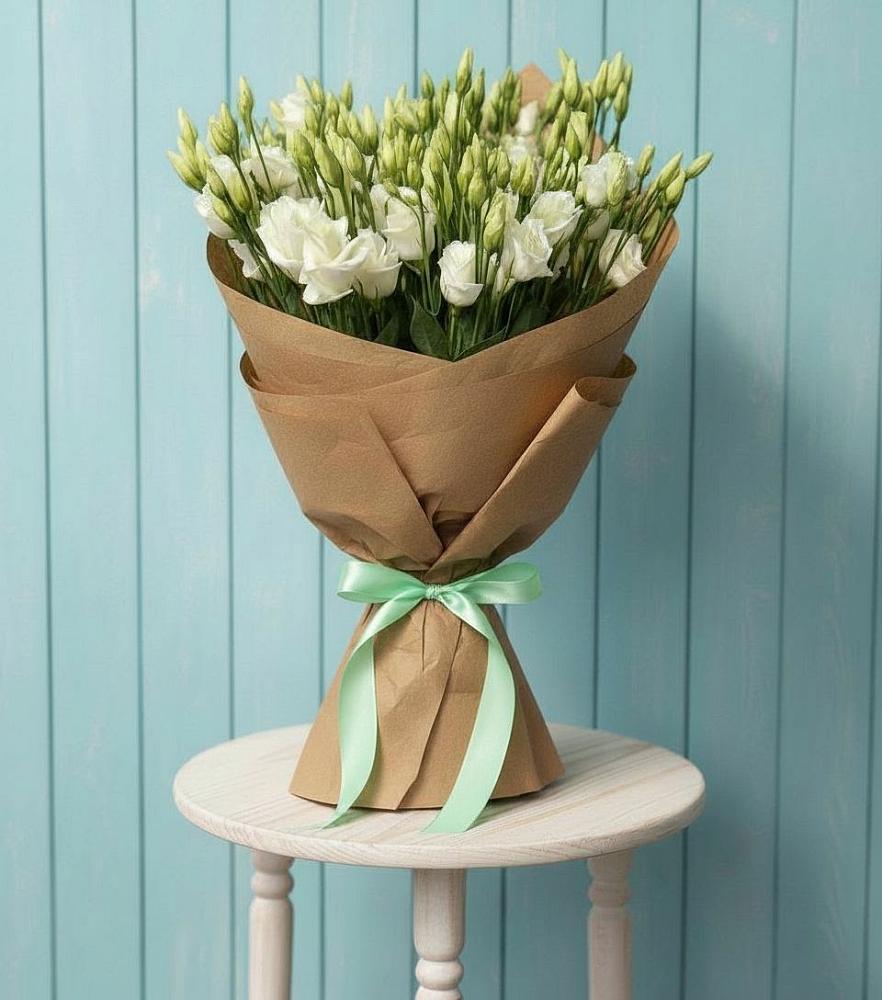 Букет цветов из: Лизиантусы в Оби