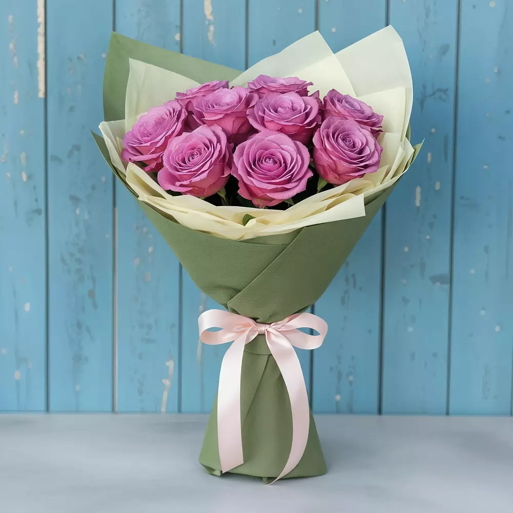 Букет Розы Фёрст Леди в Оби