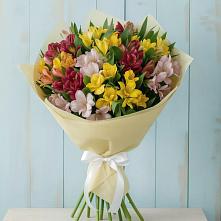 Букет цветов из:  Альстромерии в Оби
