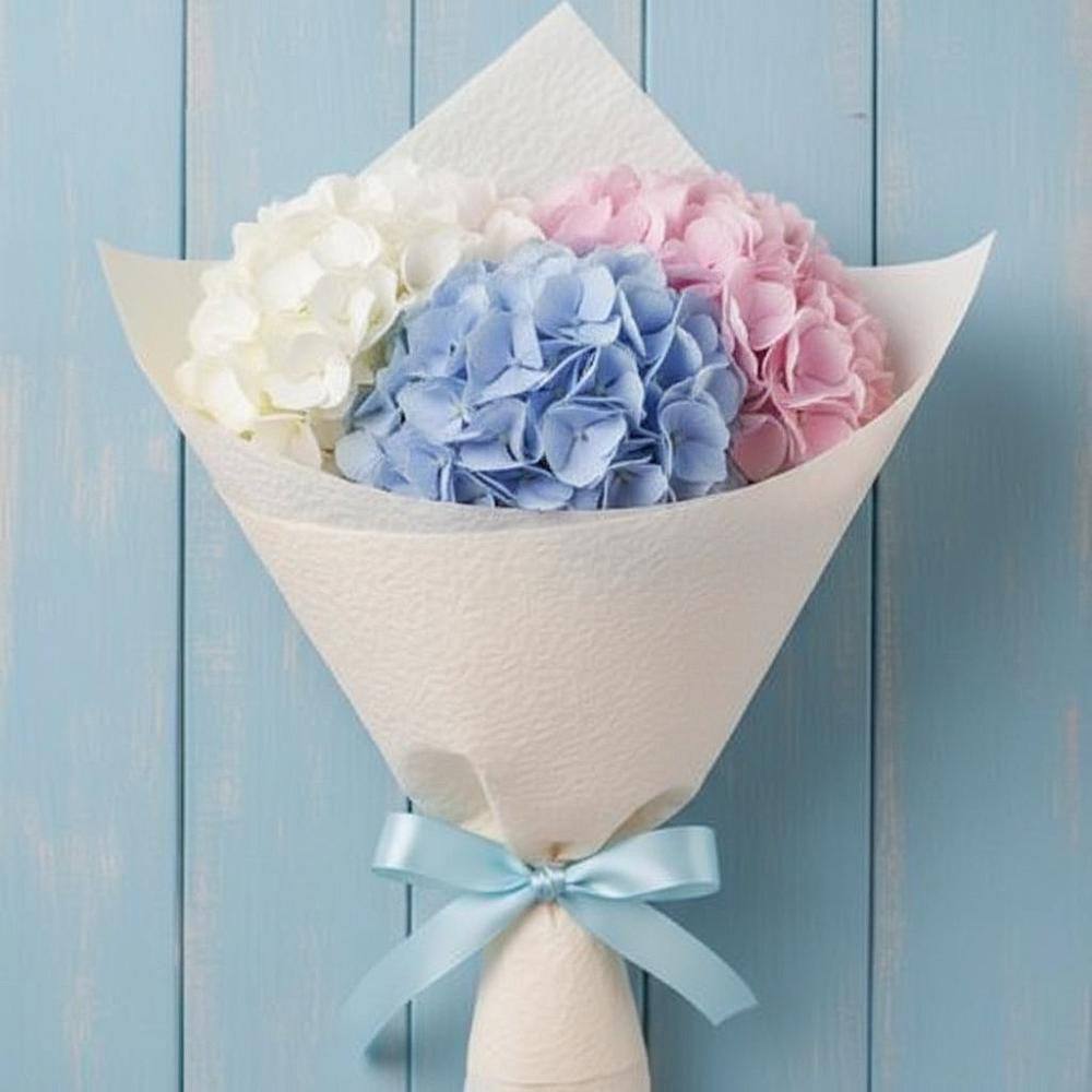 Букет цветов из: Гортензия в Оби